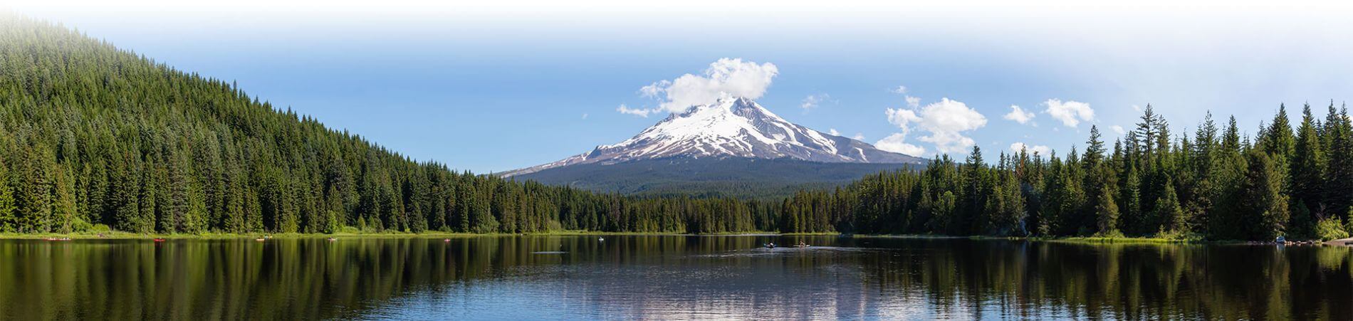 Panoramic view of Mt. Hood.