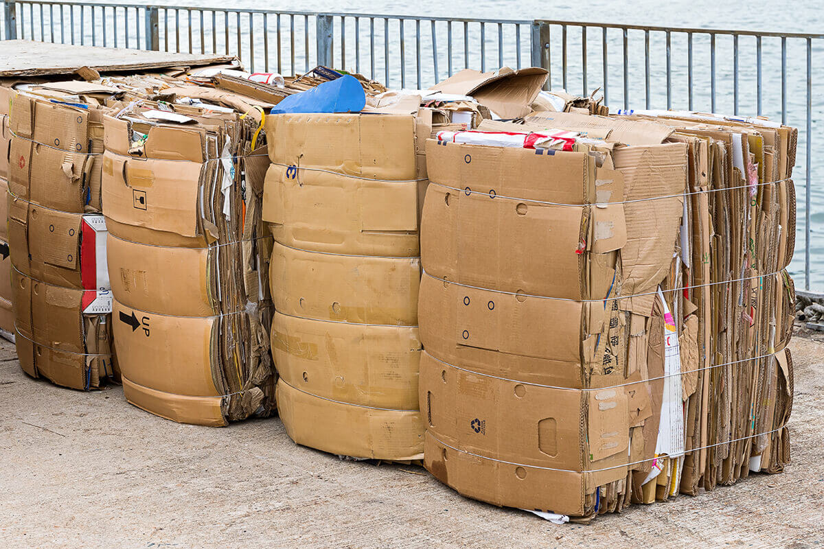 Cardboard Bales.